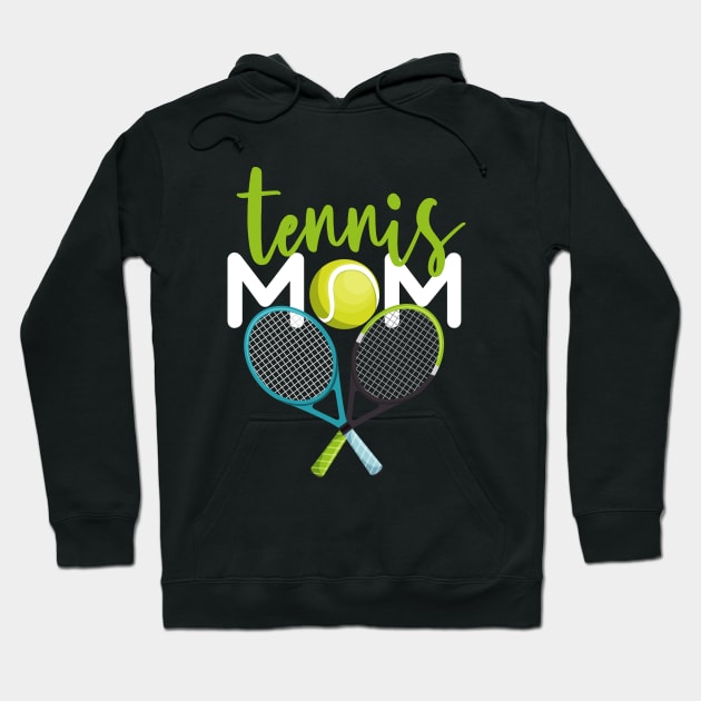  Tennis Mom Hoodie by PhiloArt